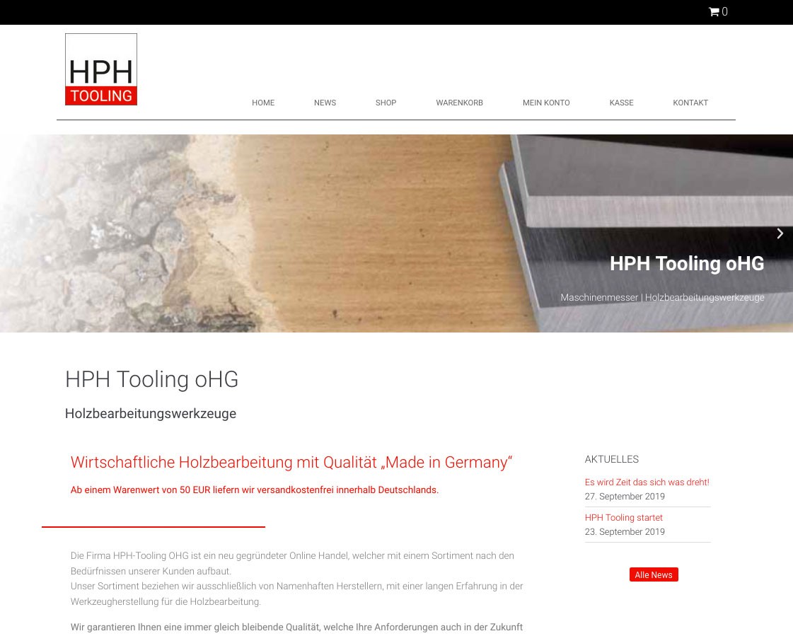 Website HPH Tooling