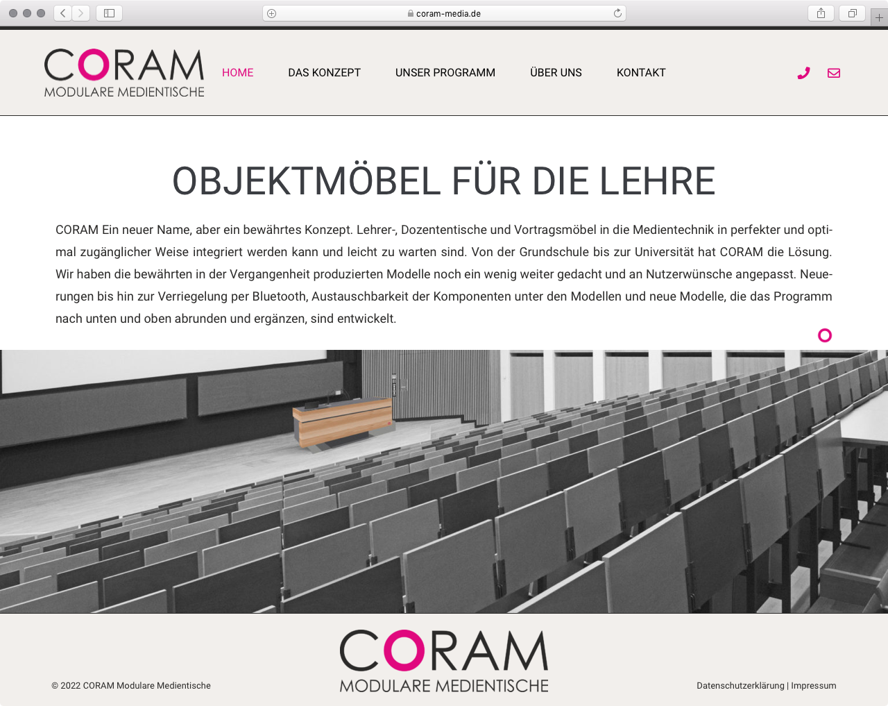 Website Coram Media
